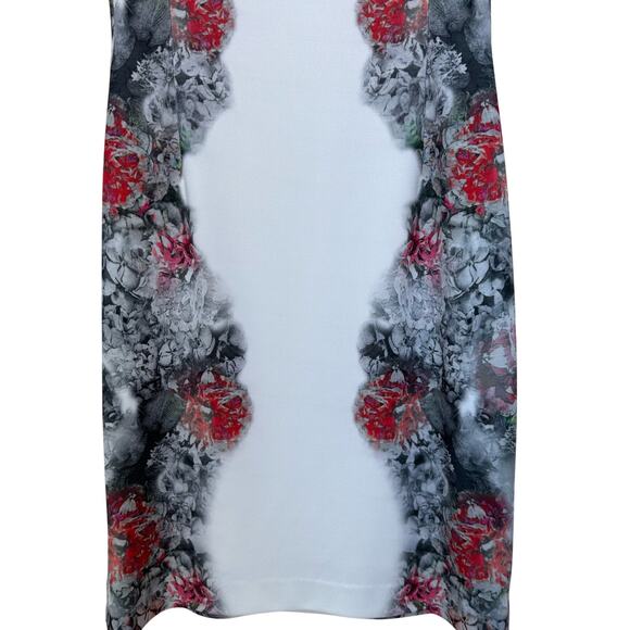 Kay Unger New York Floral Sheath Dress - Size 2 - Picture 5 of 8